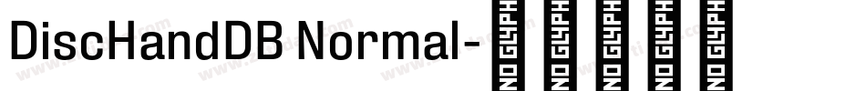 DiscHandDB Normal字体转换